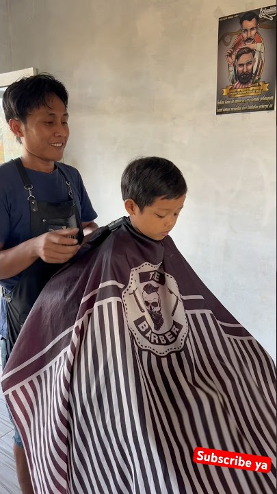 Rafa botak di bayar 100 ribu #davidsunairi #hidupdidesa #anakdesa #minivlog #botak