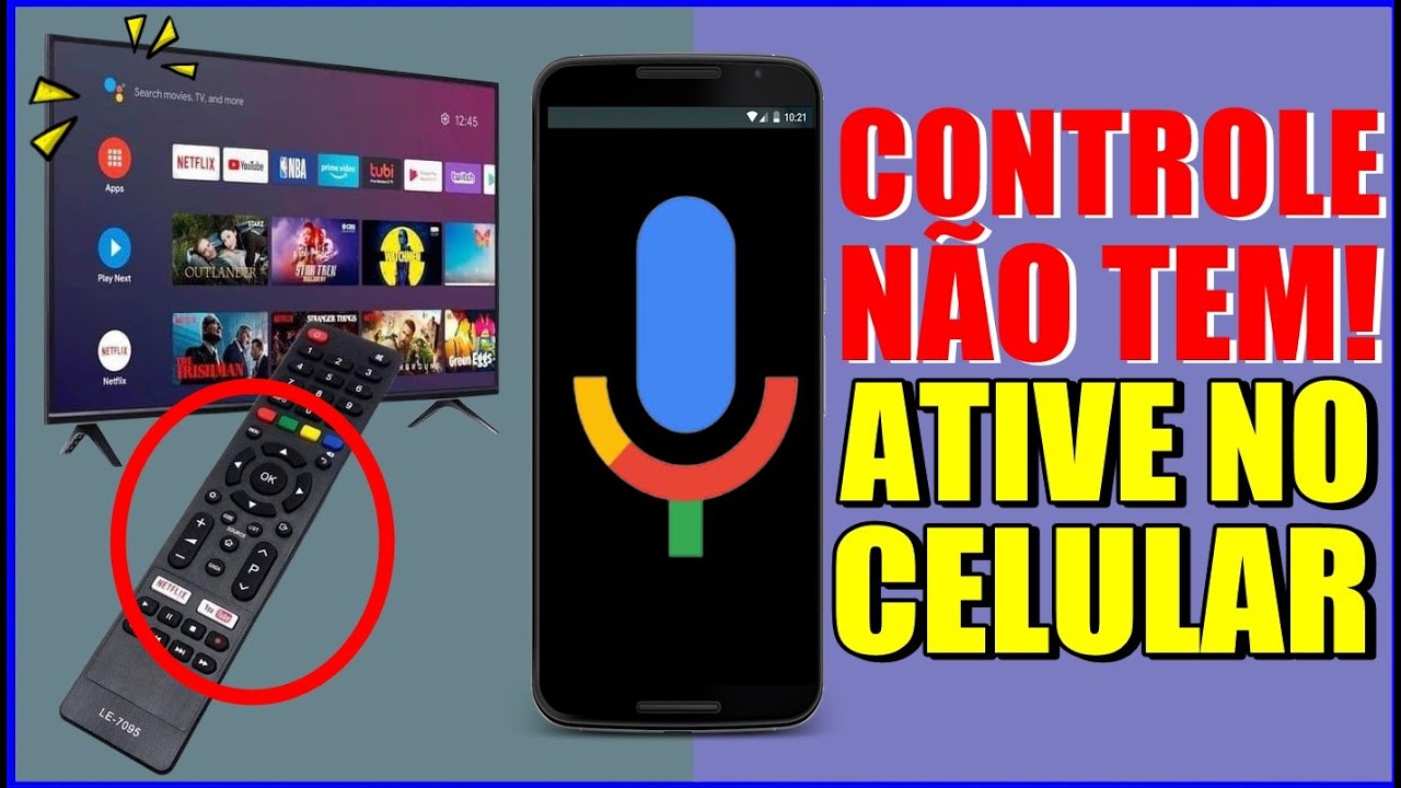 CONTROLE DA SMART TV NÃO TEM COMANDO DE VOZ! COMO ATIVAR FUNÇÃO DA TV ...