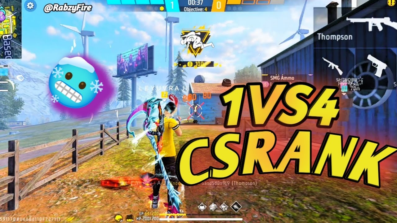 Op Clutch In CS Rank 🥶 Wait For End ||Free fire RabzyFire - YouTube