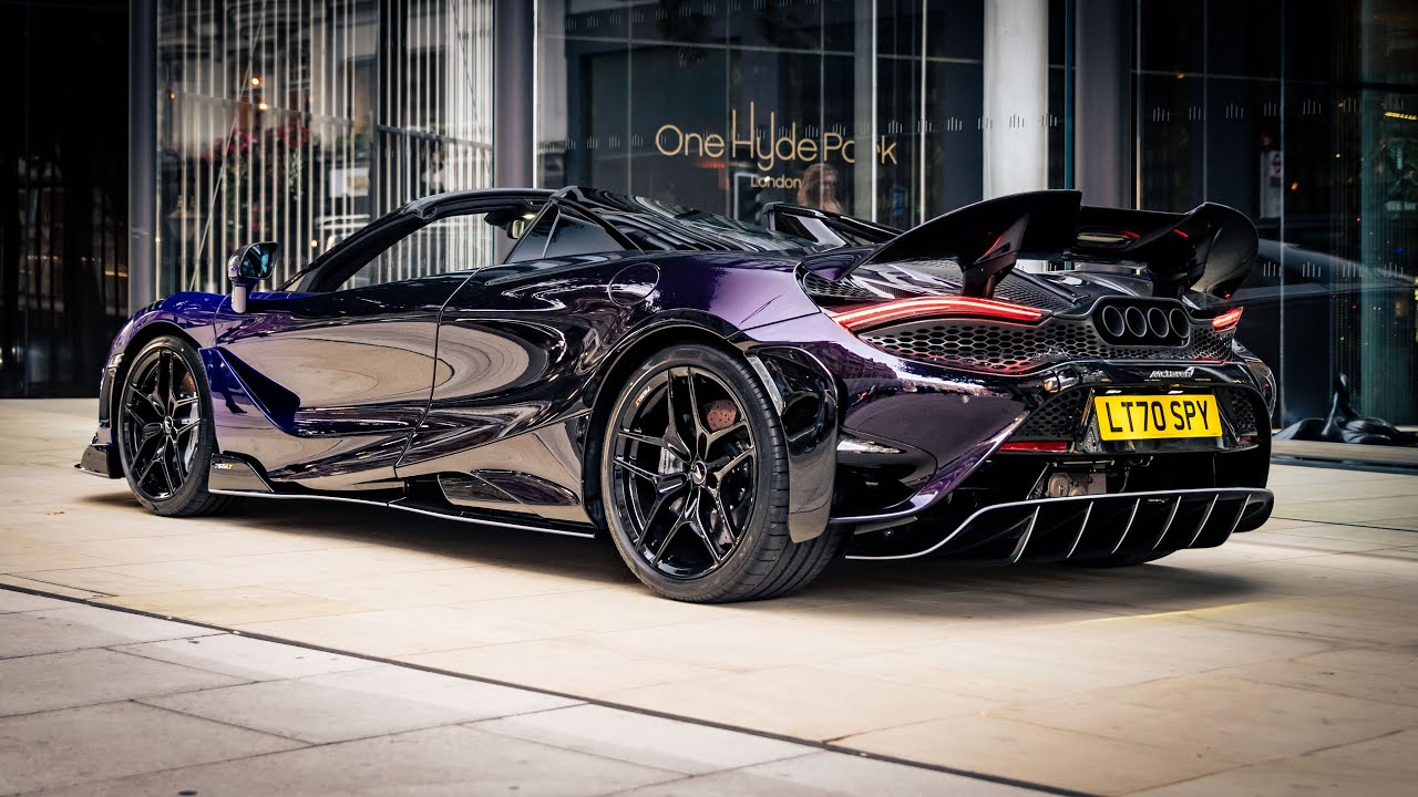 $500k MSO Colour Shift 765LT Spider Delivery in London! - YouTube