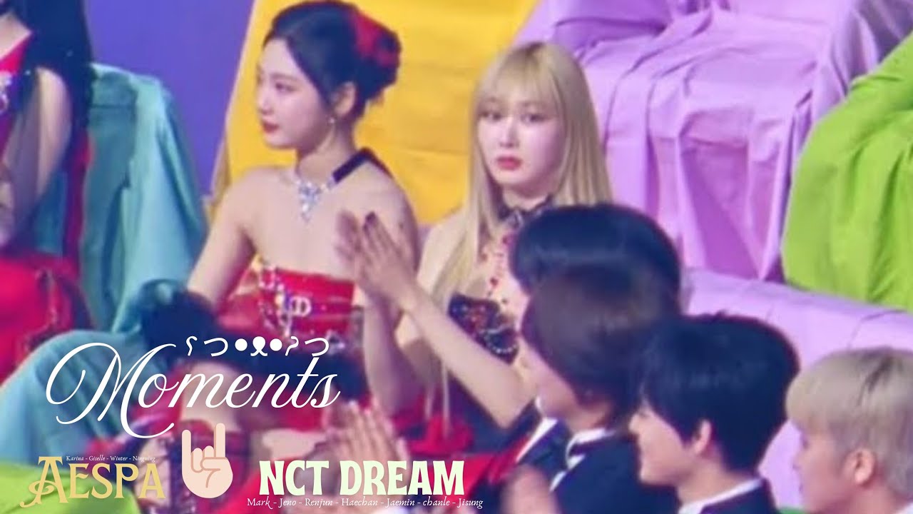 (Idol Moments) ʕっ•ᴥ•ʔっnct dream aespa moments & interaction MMA 2023 (Idol Moments) ʕっ•ᴥ•ʔっnct dream aespa moments & interaction MMA 2023