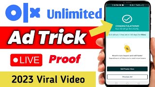 OLX Unlimited Ads Trick 2023 🔥🔥(100%Working Trick) |Olx में Free Unlimited Ads कैसे लगायें|🔥🔥 screenshot 3