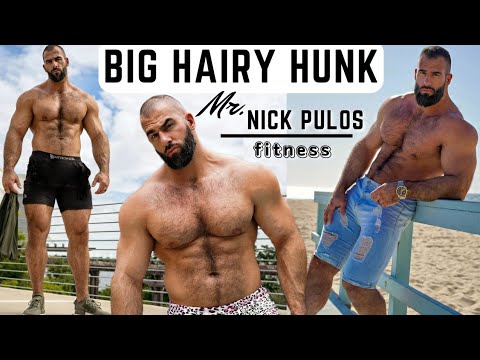 Big Hairy Hunk - Nick Pulos - Fitness - YouTube