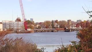 FOXY 3 tug sailing down Hackensack River