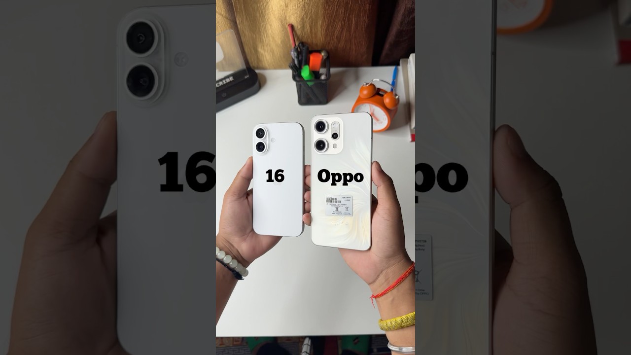 Iphone 16 vs oppo reno 14 pro speed test 🔥