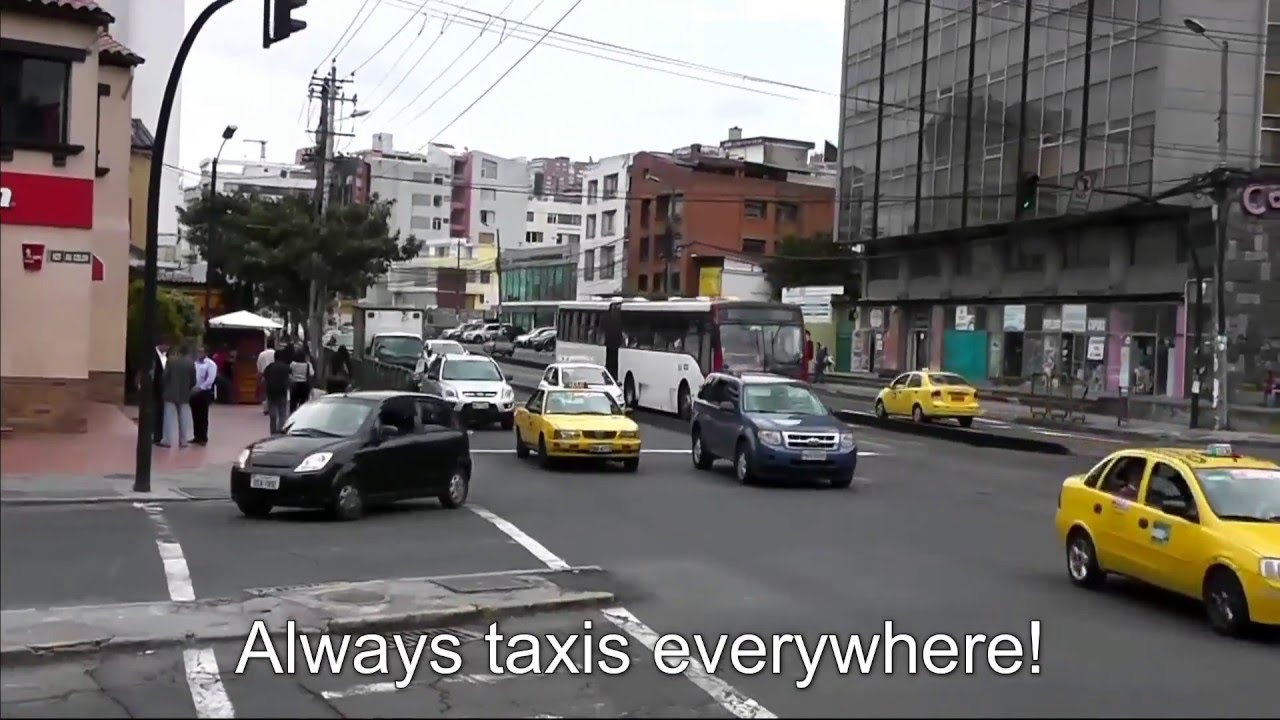 Quito Ecuador Along Avenida 6 De Diciembre Youtube