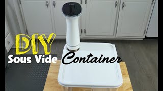 How To Make DIY Sous Vide Container Easy Simple