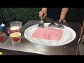 ЖАРЕНОЕ МОРОЖЕНОЕ ТАИЛАНД ICE CREAM ROLLS УЛИЧНАЯ ЕДА