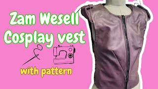Zam Wesell Cosplay Pt. 2 - Leather Vest | free PDF Pattern