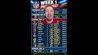 NFL WEEK 1 PICKS IN 90 SECONDS! ๐๐ฅ NFL WEEK 1 PICKS IN 90 SECONDS! ๐๐ฅ