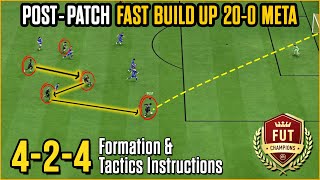 BEST 20-0 META 4-2-4 FORMATION & CUSTOM TACTICS instructions and tips! | EA FC24 Ultimate Team #fc24