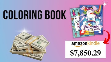 $ 7,000 PER MONTH Amazon Side Hustle Selling Coloring Books with Free Software | Full Tutorial