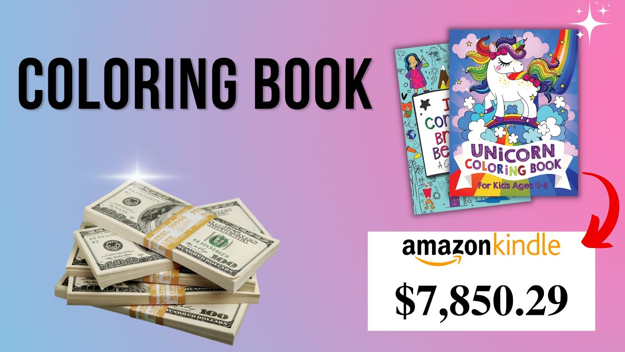 $ 7,000 PER MONTH Amazon Side Hustle Selling Coloring Books with Free ...