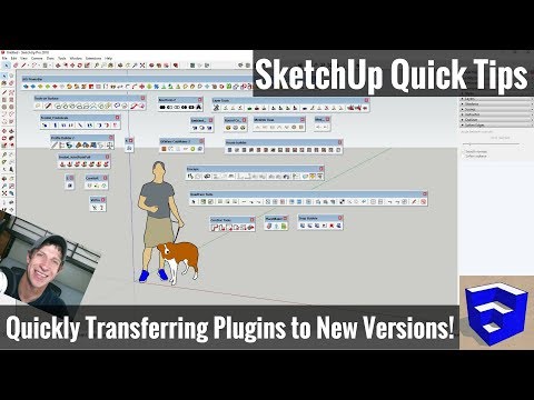 Move Plugins and Extensions from SketchUp 2017 to SketchUp 2018 - THE EASY WAY TO REINSTALL PLUGINS