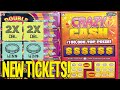 COINS + DOUBLERS **NEW TICKETS** 25X Double Doubler + 25X Crazy Cash 🔴 TEXAS LOTTERY Scratch Offs