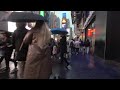 Rainy VR180 3D Walk Through Times Square 4K - NYC New York, New York USA