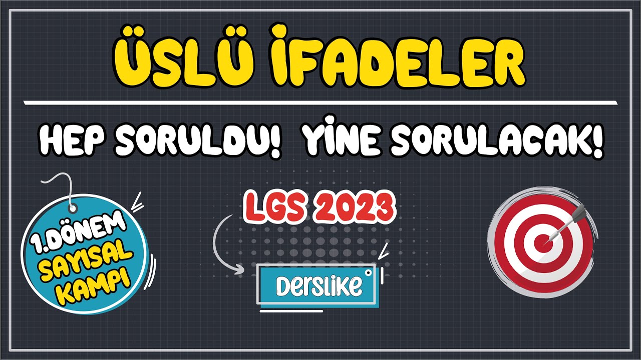 Üslü İfadeler | LGS'de Nasıl Sorulur?