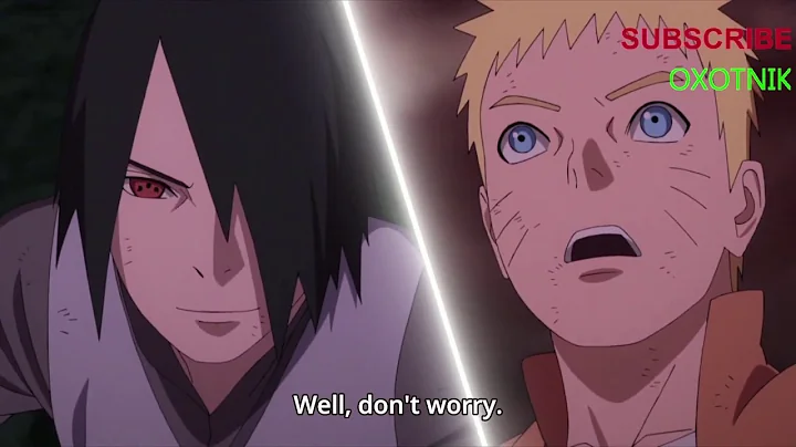 Full Fight Naruto,Sasuke and Boruto(used invisble Rasengan) vs Momoshiki Full HD1080