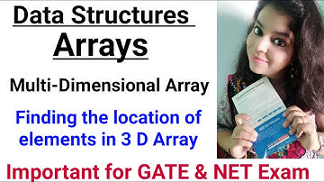Address Calculation in 3D Array |Multi-Dimensional Array |Row Major Order|Column Major Order|Lec- 15