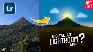 How to Create a SIMPLE ILLUSTRATION in Lightroom App! | Lightroom Mobile Tutorial | Android | iOS screenshot 2