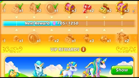 EverMerge Unicorn Rush Event Part 3 - Reward Stage 6 of 10 Completed