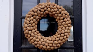 DIY Walnut Wreath! 🥰🍂 \/\/ Garden Answer