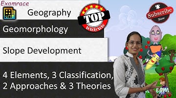 Slope Development - 4 Elements, 3 Classification, 2 Approaches & 3 Theories|Geography Optional | NET