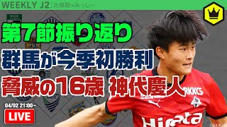 熊本FW神代慶人がJ2最年少得点記録更新！ 第7節振り返り｜#週刊J2 2024.04.02