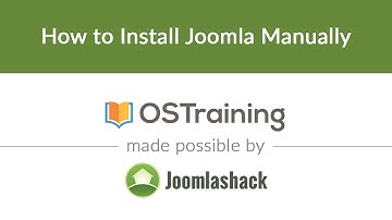 Joomla Beginner Class, Lesson #5: How to Install Joomla Manually