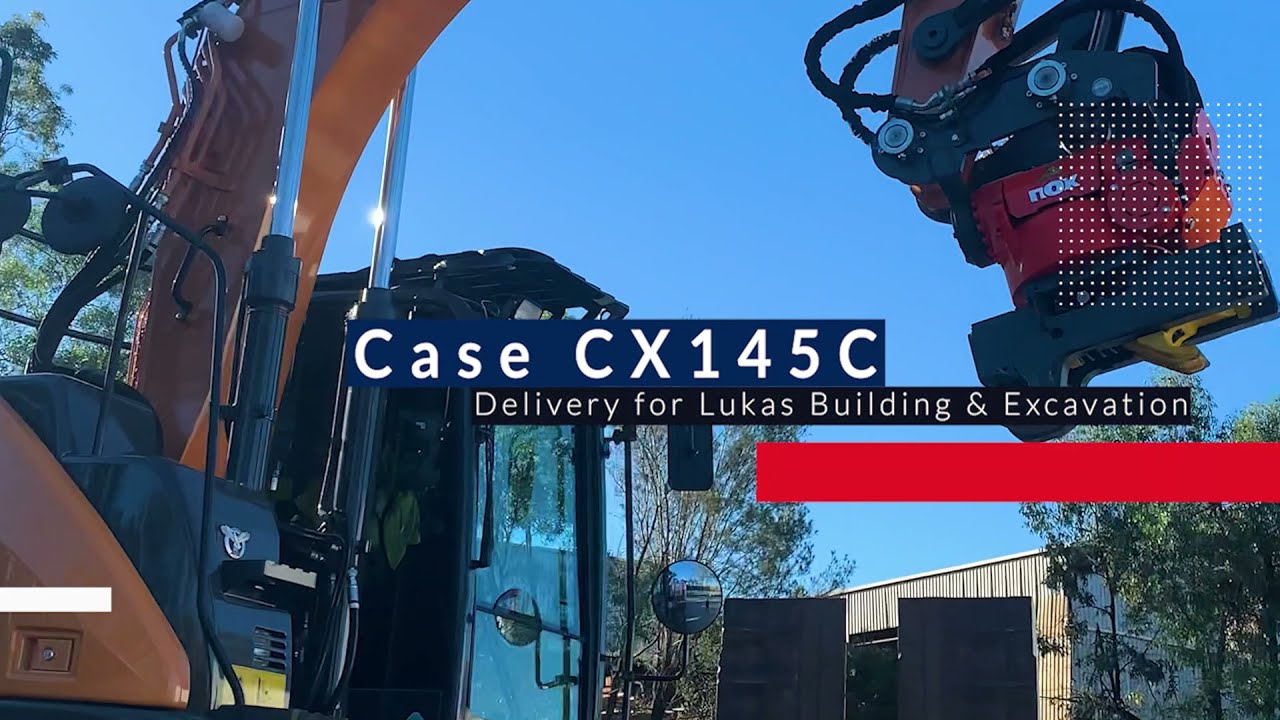 NOX Tiltrotator test drive on CX145C Excavator