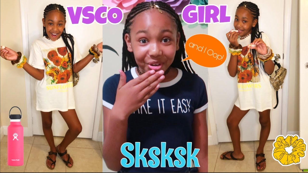 AHVI TRANSFORMED INTO THE ULTIMATE VSCO GIRL! - YouTube