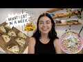 what I eat in a week! featuring gluten free baked goods