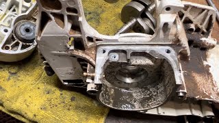 Stihl MS461 Carnage and Rebuild
