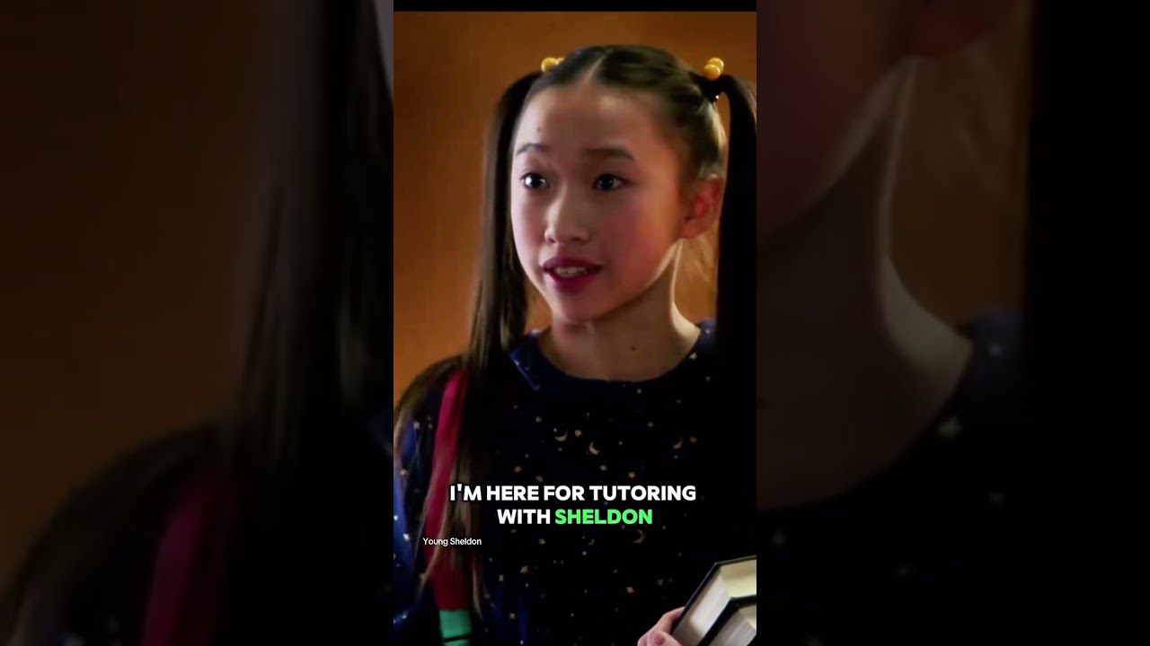 Young Sheldon! 🤓📚✏️ 