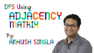 DFS Using Adjacency Matrix