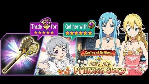Sword Art Online Memory Defrag - Fairy Tale Princess Story Event Full Story