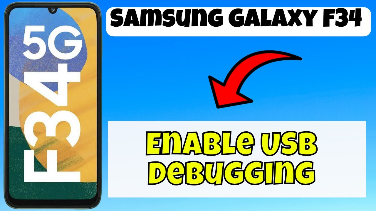 Samsung Galaxy F34 Enable USB Debugging || How to turn on USB debugging ...