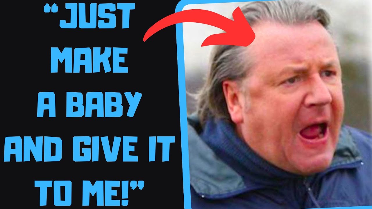 r/EntitledPeople - Отец-психопатка Карен требует, чтобы я родила ему ребёнка! Ему «НУЖЕН» внук.