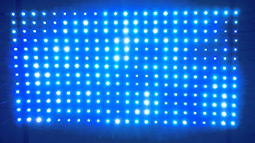 Testing WS2812B led matrix