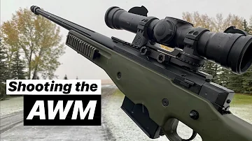Shooting the AWM - PUBG Guns in Real Life
