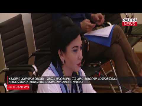 ხმაური პარლამენტში - უნდა დაიწყოს თუ არა მიხეილ კალანდიას წინააღმდეგ სისხლის სამართლებრივი დევნა