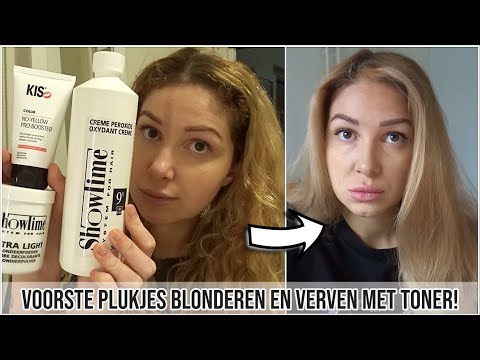 verhouding Voorstad bonen Voorste plukjes blonderen en L'Oréal Milkshake toner gebruiken! - YouTube