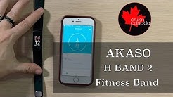 Akaso H Band 2 Fitness Tracker HR | Unboxing and Review
