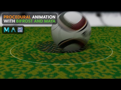Procedural animations with Bifrost and Maya