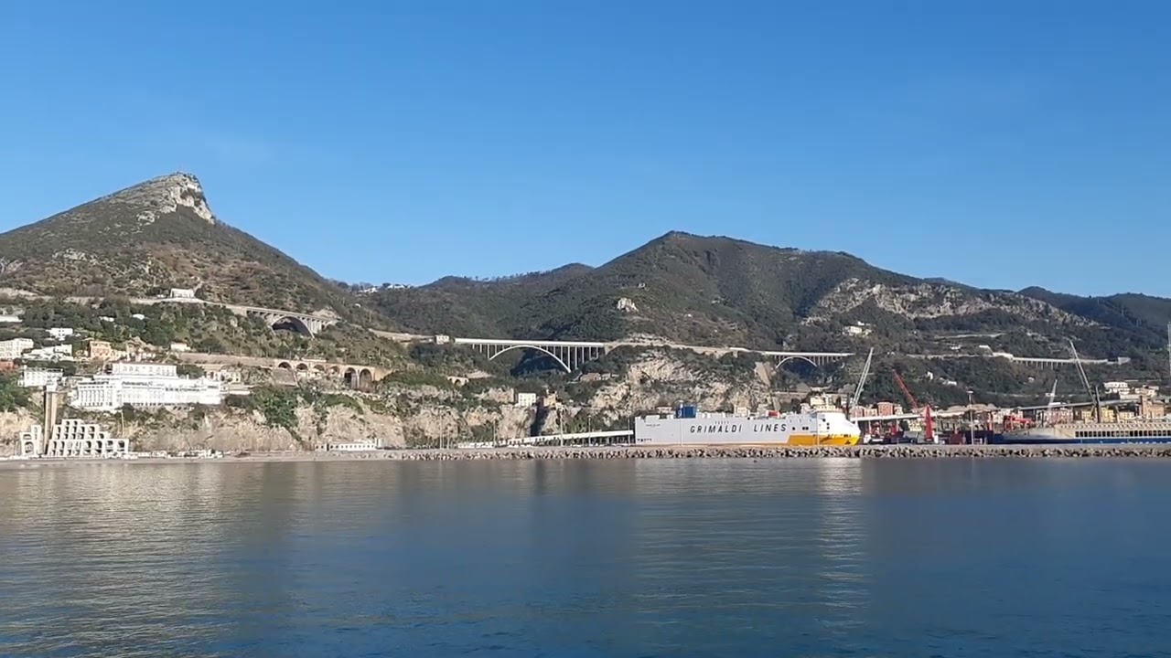 Approaching Salerno Container Terminal