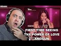 First time seeing anggun  the power of love  teacher paul reacts