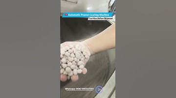 How to make crunchy peanut |coated peanut |peanutburger automatically #crunchypeanut#coatingmachine