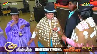 Boda de Demetrio y Wilma grupo Delicia de Amor en vivo septiembre 2022