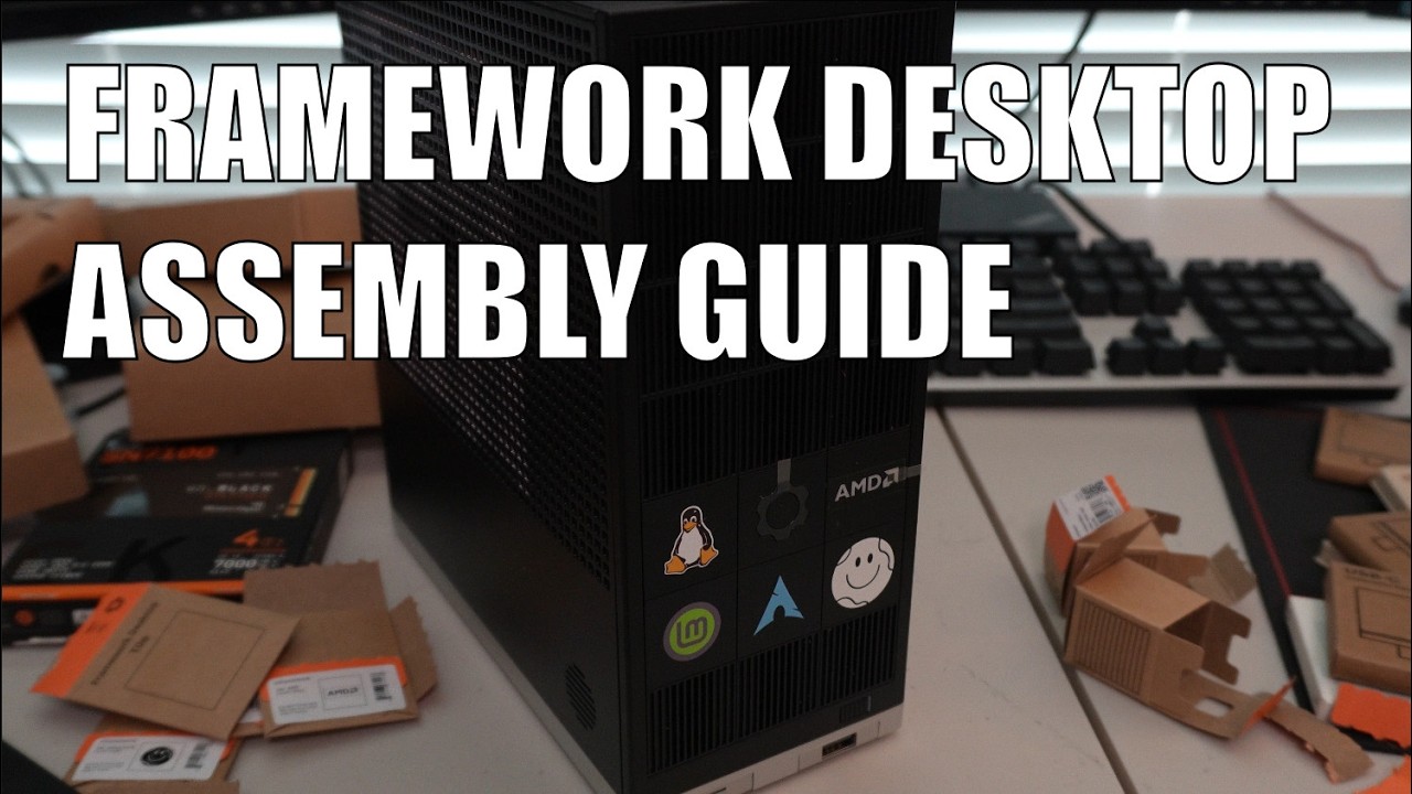 Framework Desktop Unboxing and Setup - YouTube