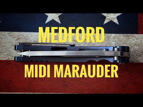 A chunky USA Made Knife. The Medford Midi Marauder (and a Cold Steel PM2?)!